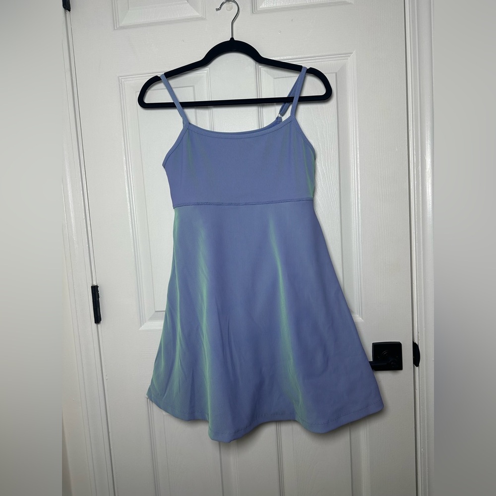 Beach Riot Raelyn Skort Romper Seashore Two Tone Ribbed Sz Medium $128 MSRP